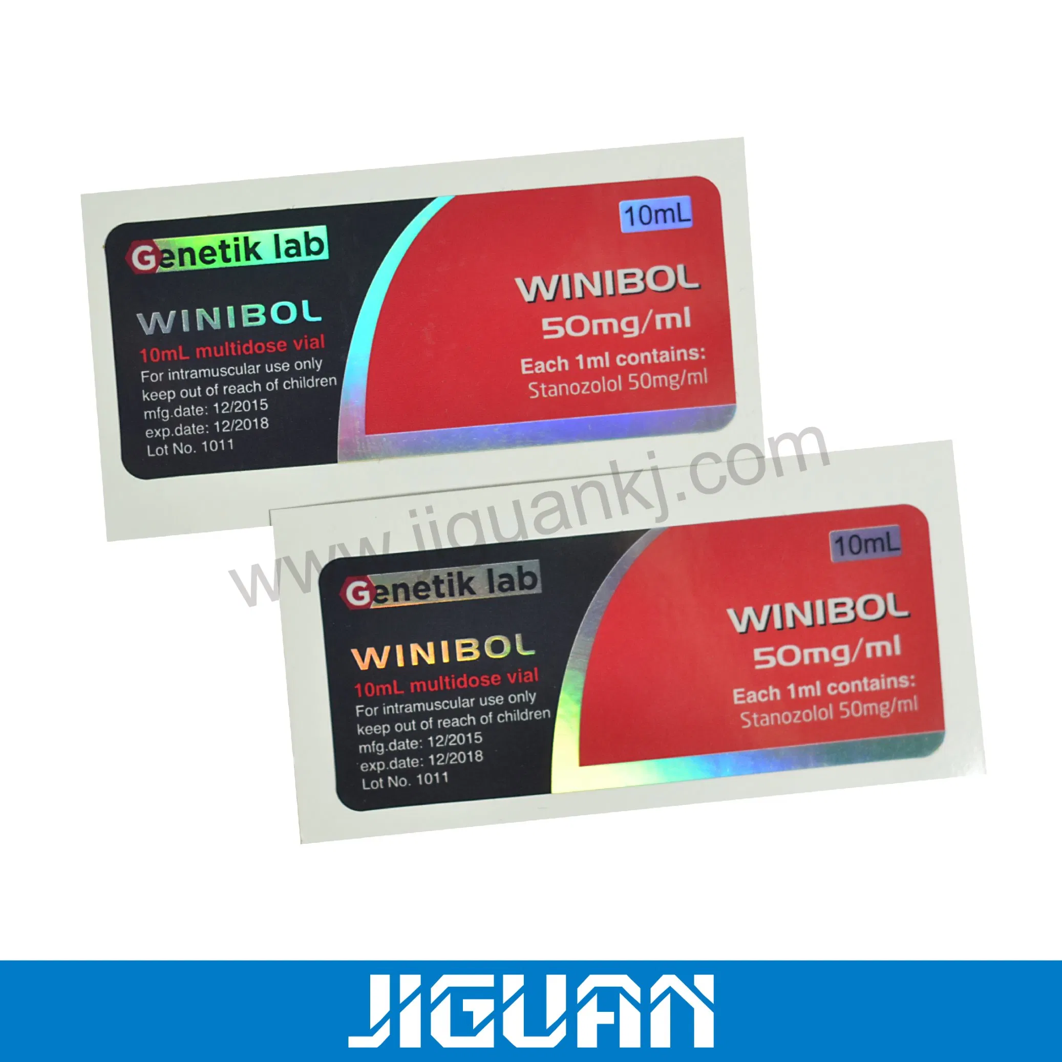 Best Selling Hologram Medical Label for 1.8ml Vial Tube Autoclave Sterilization