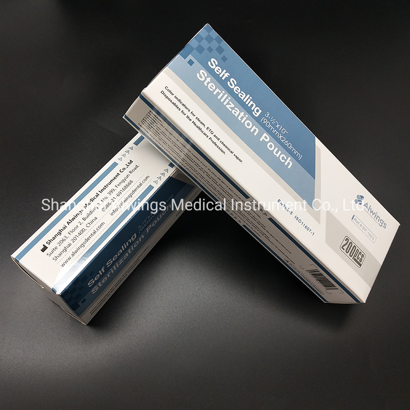 Medical Disposable Self-Sealing Sterilization Pouches with Eo Sticker