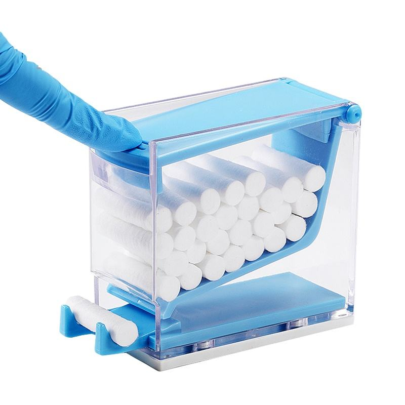 Reusable Press Type Dental Cotton Roll Dispenser Box Divider Dispenser (YQD9-3)