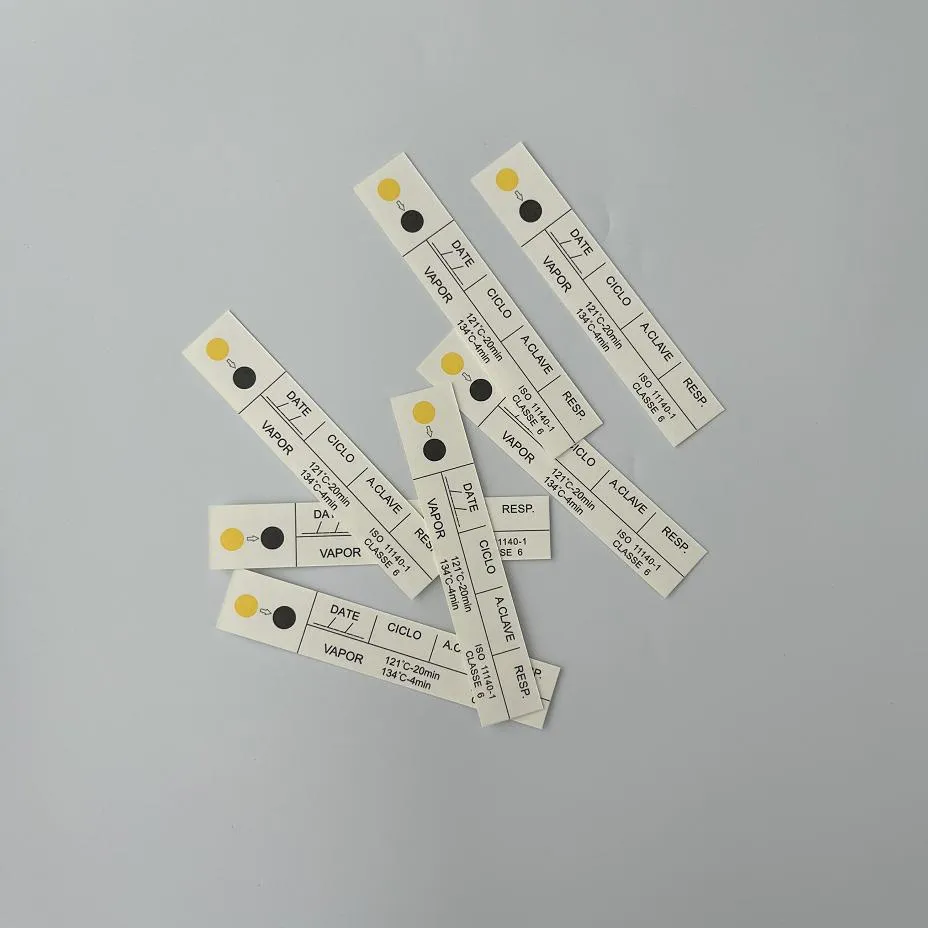 Steam Chemical Indicator Strips
