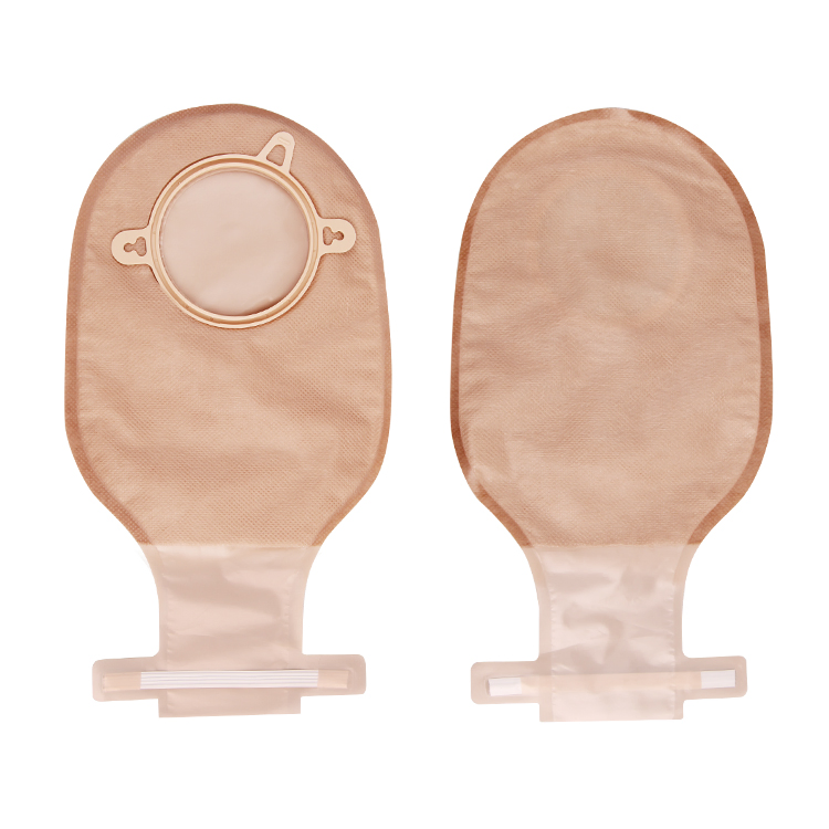 Two Piece Drainable Ostomy Bag with Twist-Tie