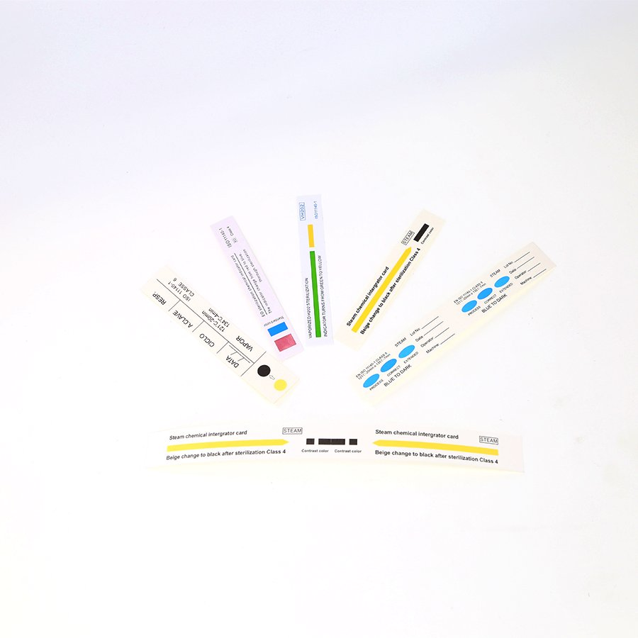 Autoclave Steam Chemical Indicator Strip Labels Tapes Disposable Chemical Gas Sterilization Indicator Strip