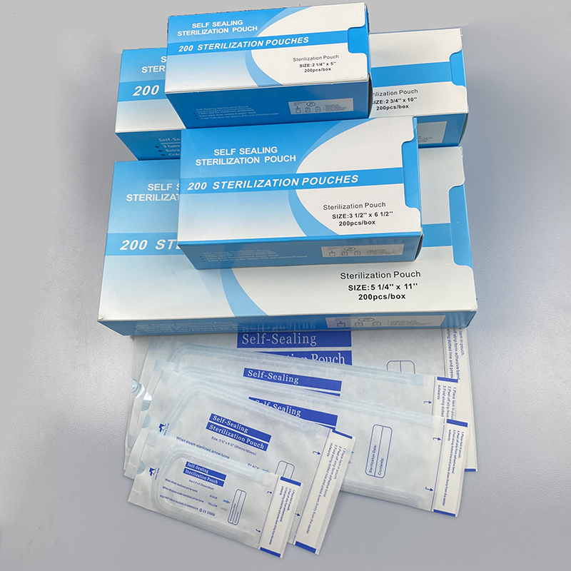 Medical Consumable Dental Sterile Packaging Bag Hospital Self Sealing Sterilization Pouch