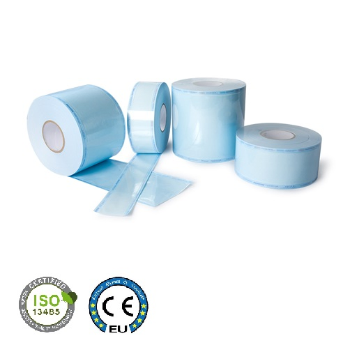 CE Dental Autoclave Steam Eo Sterilizing Wrap Sterilization Pouch Roll with Sterile Indicators