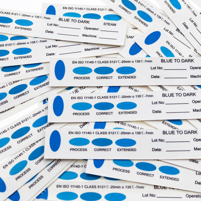 Medical Consumables Disposable Medical Dental Autoclave Indicator Strips Monitor The Steam Sterilization Process