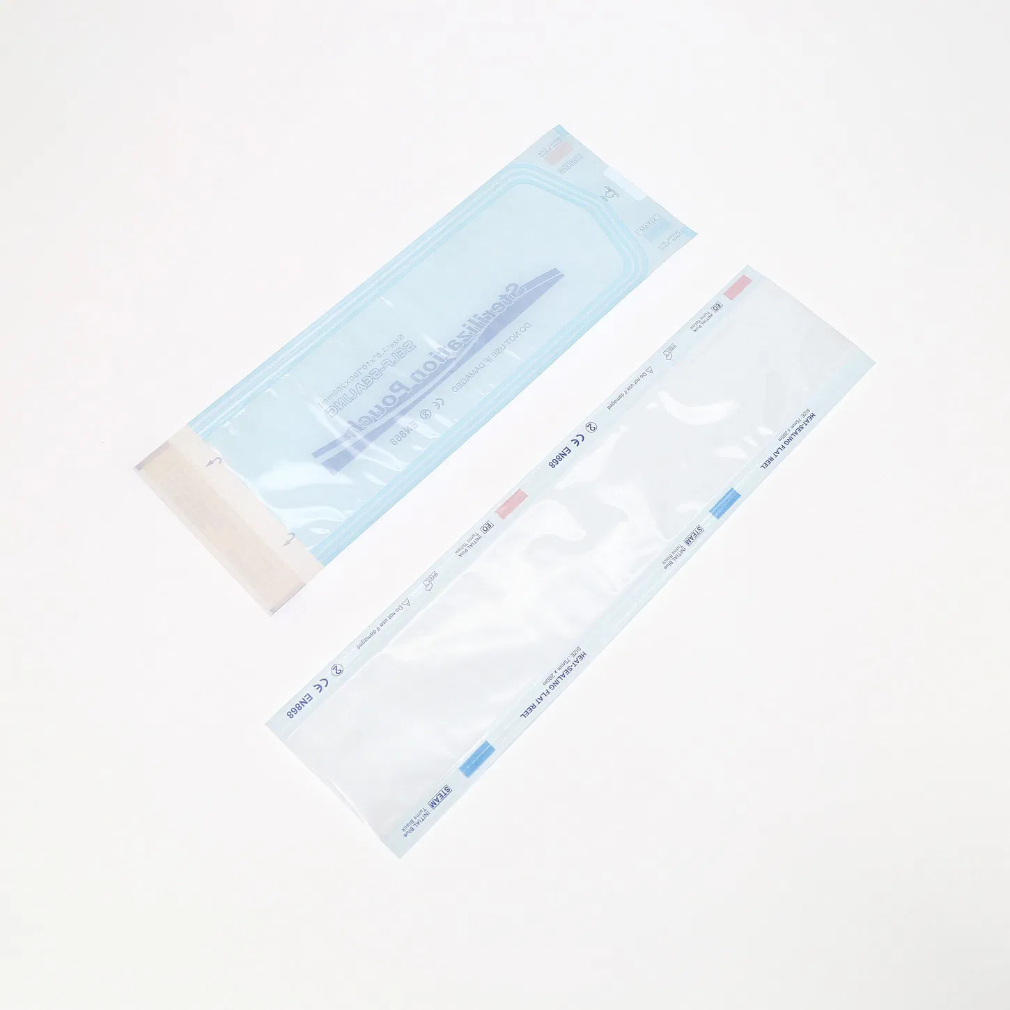 Medical Self-Sealing/ Heat-Sealing Sterilization Flat Pouch for Steam/ Autoclave/ Eo