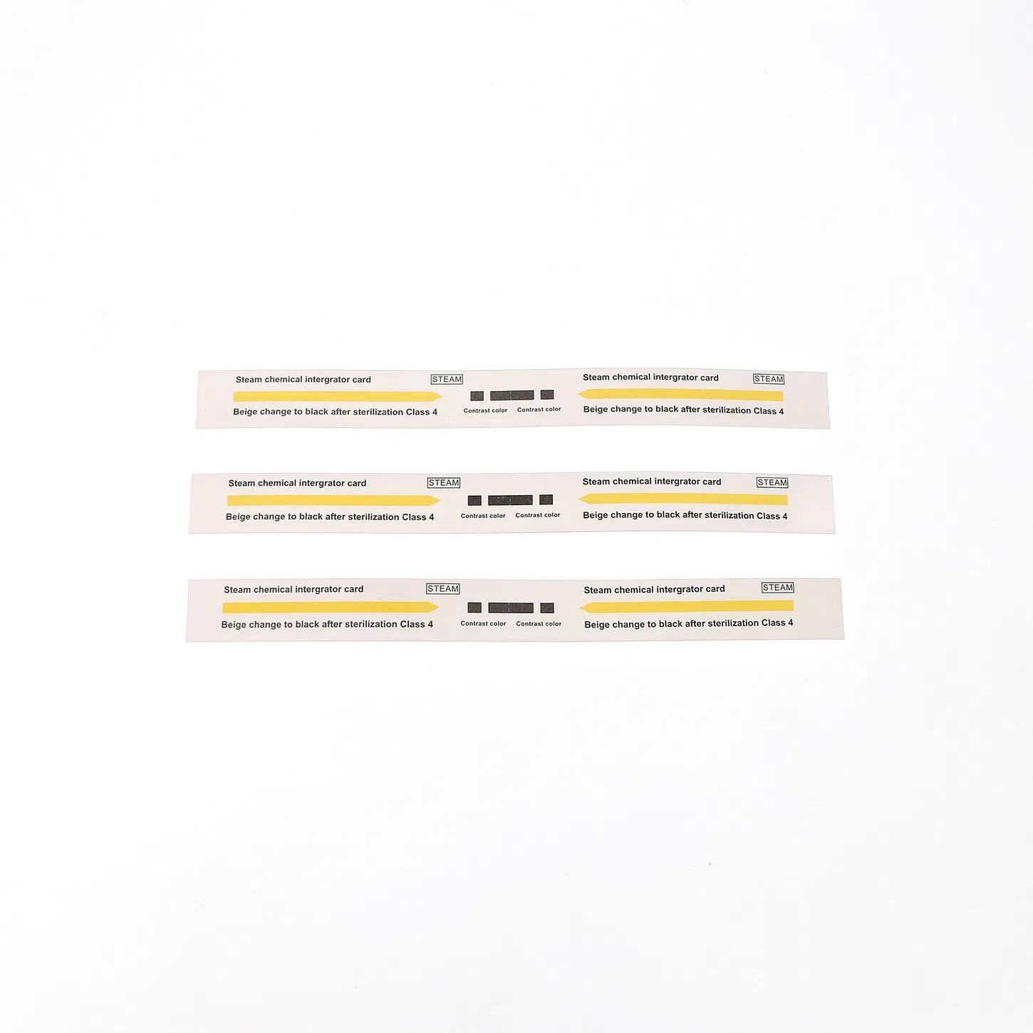 Chemical Plasma Sterilized Class 4 Steam Indicator Strip/ Label/ Tap for Sterilization Process Control