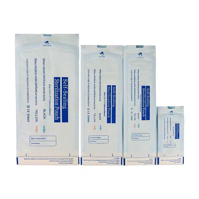 Medical Sterile Scissors Packaging Pouch Self Seal Sterilization Pouch for Salon