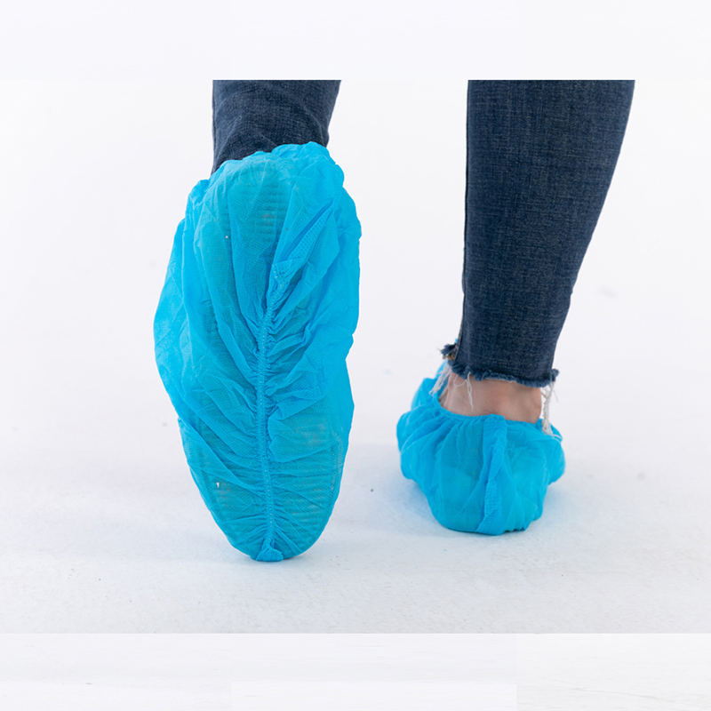 Overshoes Disposable PE CPE Shoe Cover Waterproof Automatic Shoe Cover CE Medical Materials &amp; Accessories 2 Years Haixin or OEM