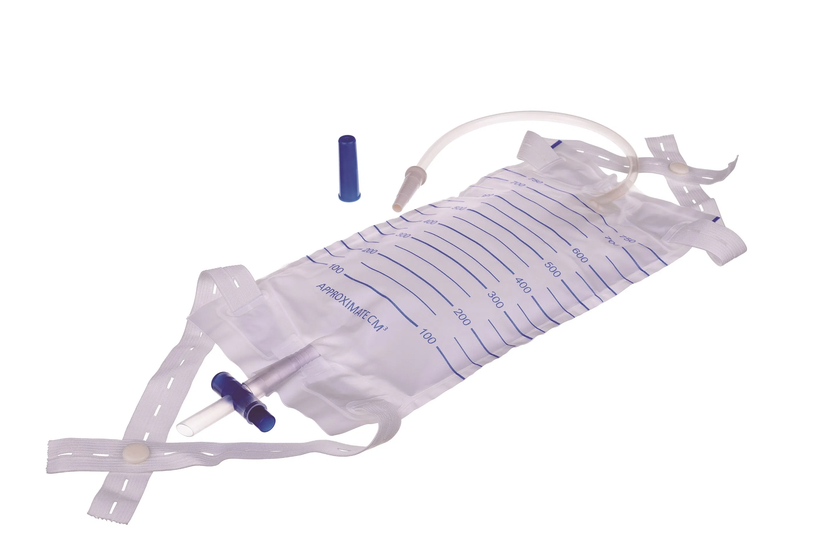 Eo Sterilized Medical Grade PVC 2000ml Disposable Urine Drainage Bag