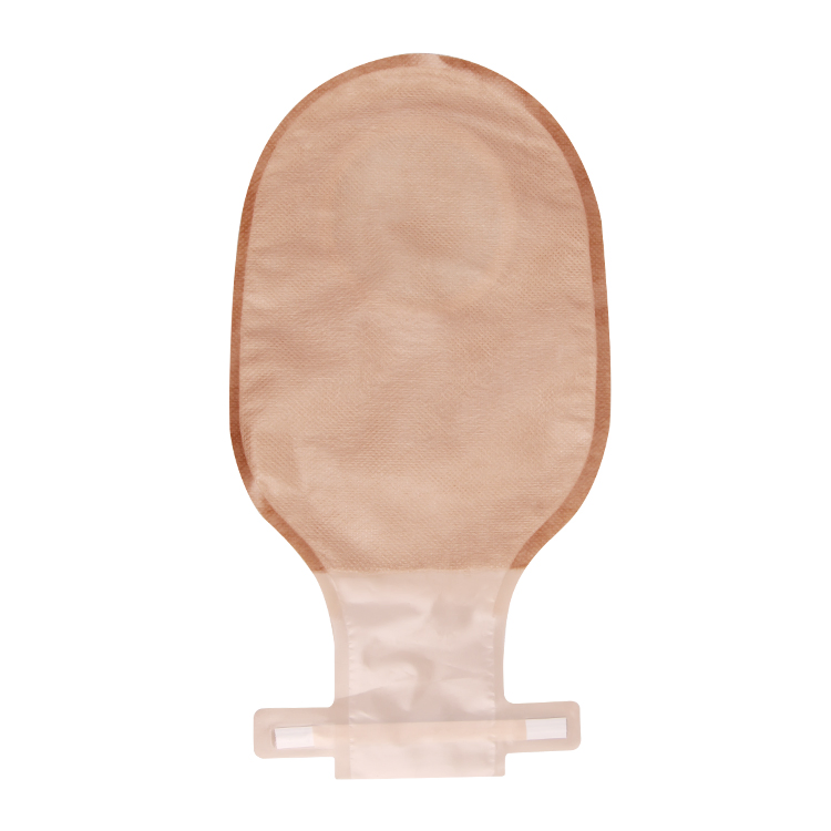 Two Piece Drainable Ostomy Bag with Twist-Tie