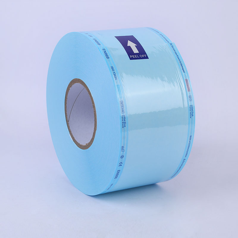 Custom OEM Heat Sealing Sterilization Reel Pouch Medical Autoclave Flat Sterile Bag