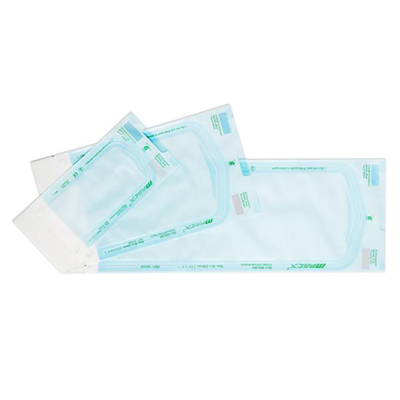 Medical Grade Plastic Sterilization Packaging Pouches with Tyvek Material