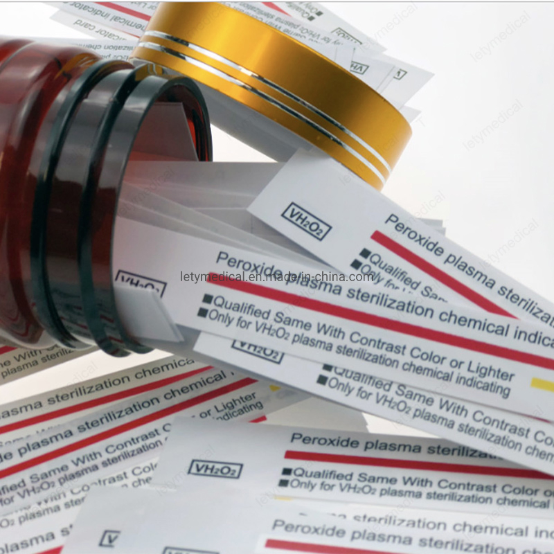 Factory Price Peroxide Plasma Sterilization Chemical Indicator Card Plasma Sterilization Strips