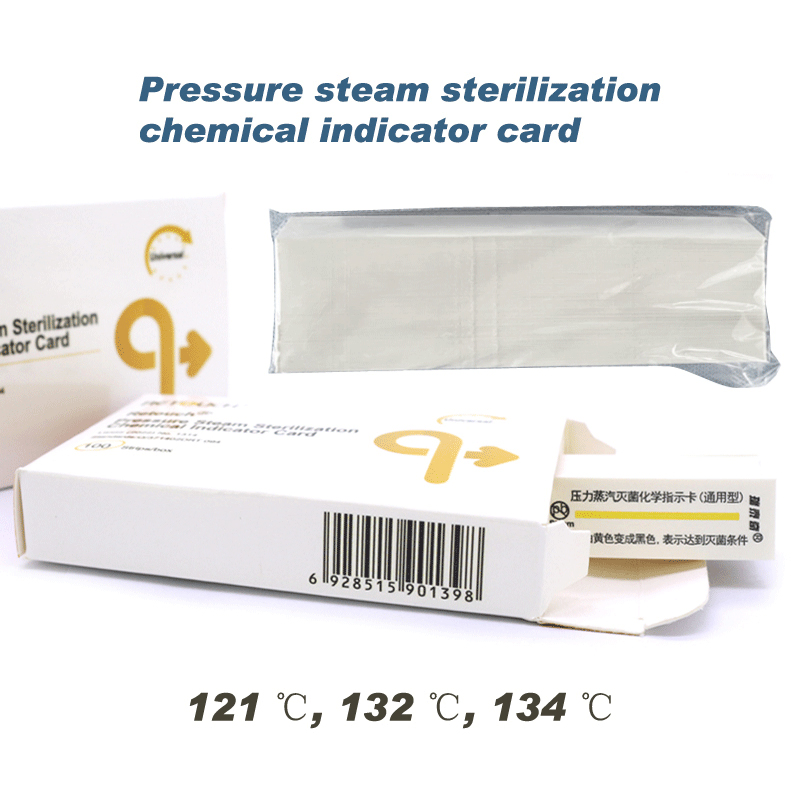Sterilization Chemical Steam Indicator Card Disposable Autoclave Indicator Strip