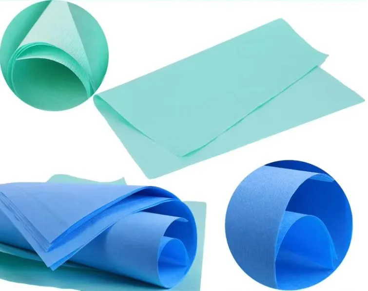 Hospital Autoclave Sterilization Medical Consumables Crepe Paper Sheets