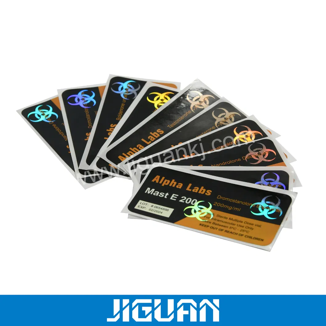 Hologram Vial Label