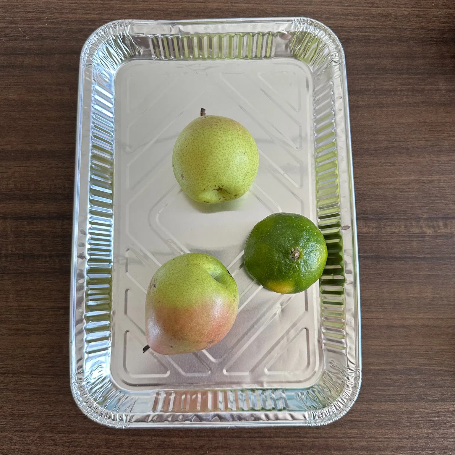 Eco-Friendly Disposable Aluminium Tray, Custom Sizes and Packaging