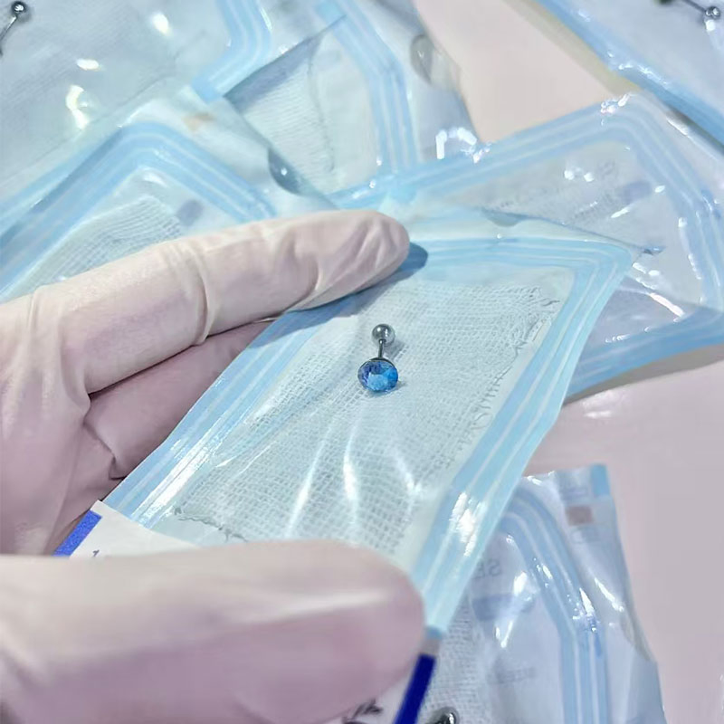 Factory Direct Sale Luxury Earrings Bracelet Rings Self Sealing Sterile Pouch Packaging Bag