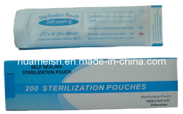 Medical Bags Self-Sealing Sterilization Pouches with ISO and CE Approved