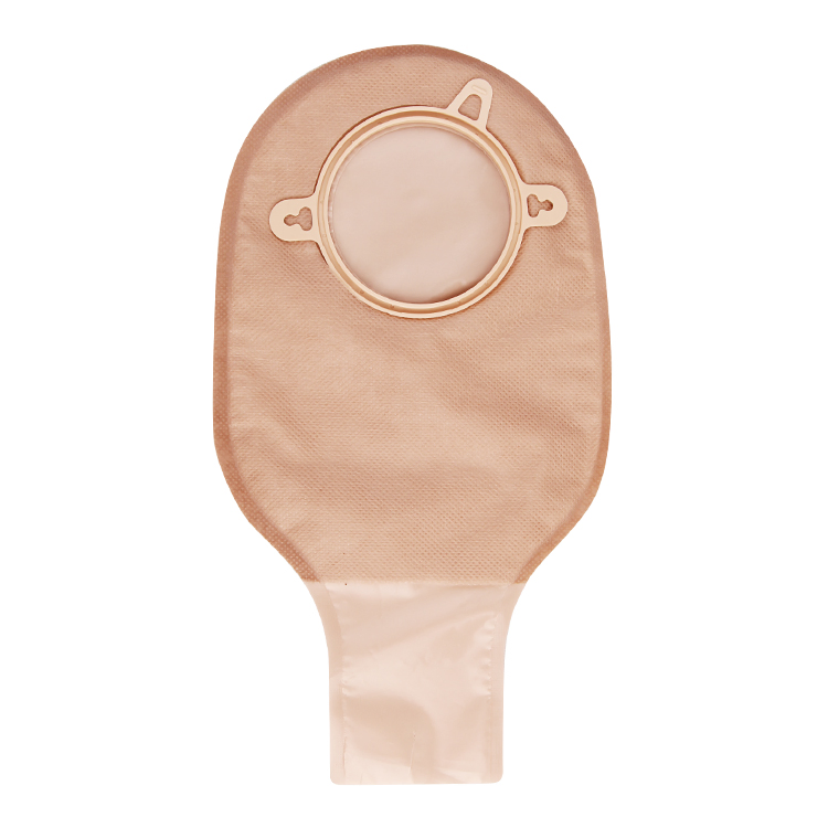 Two Piece Drainable Ostomy Bag with Clamp Closure