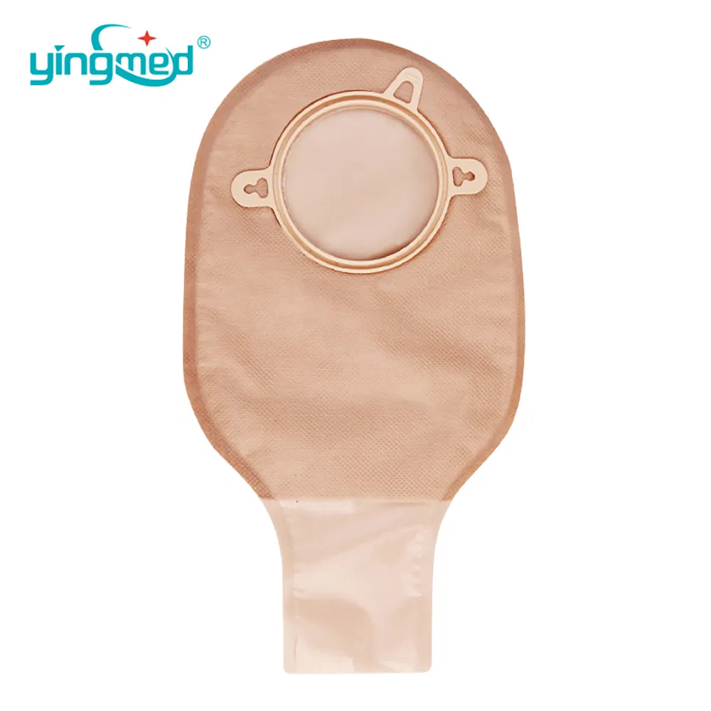 Two Piece Drainable Ostomy Bag with Clamp Closure
