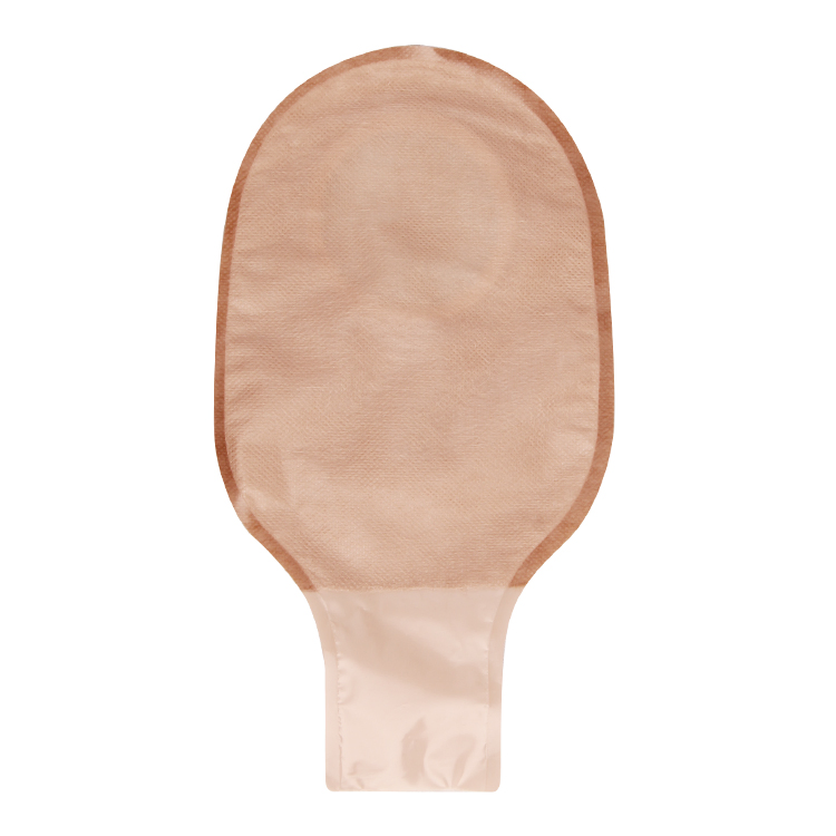 Two Piece Drainable Ostomy Bag with Clamp Closure