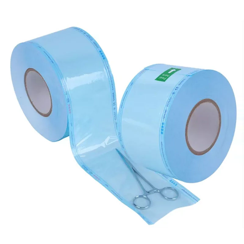 Custom OEM Heat Sealing Sterilization Reel Pouch Medical Autoclave Flat Sterile Bag
