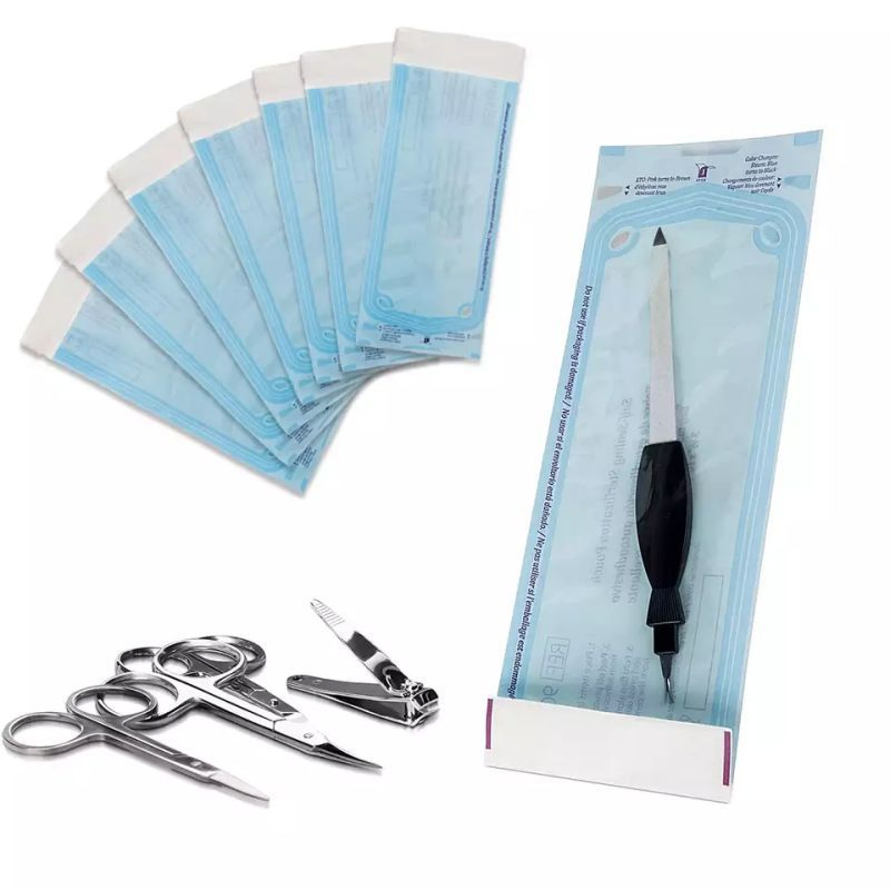 200PCS 70X230mm Self Seal Sterilisation Pouches Steam Eo Sterile Bag Dental Sterilization Pouches