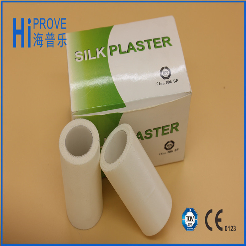 Breathable Waterproof Adhesive Medical Silk Tape Plaster