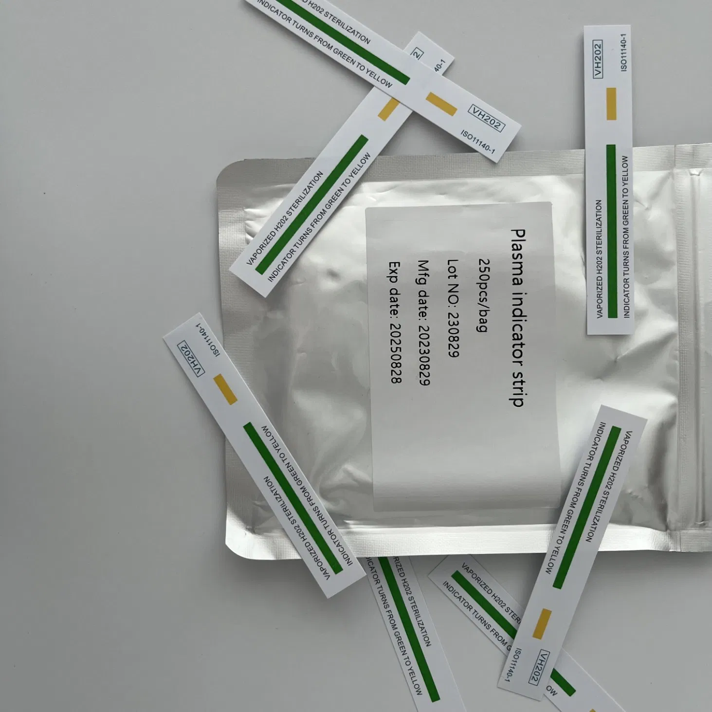 Medical Instrument Sterile Indicator Paper Cards Disposable Plasma Indicator Strips