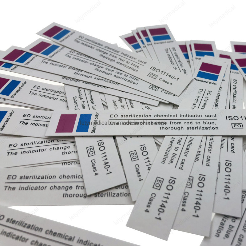 Factory Price Peroxide Plasma Sterilization Chemical Indicator Card Plasma Sterilization Strips