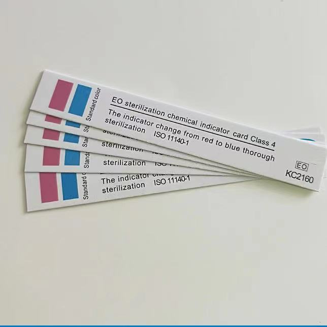 Eo Sterilization Chemical Indicator Card Eto Chemical Indicating Strips