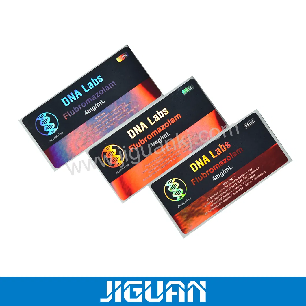 Hologram Vial Label