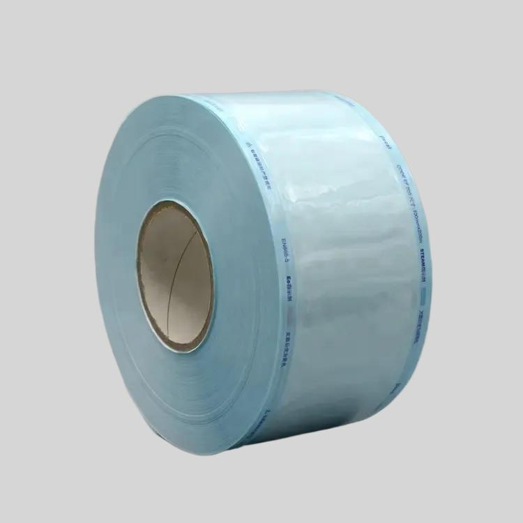 Disposable Medical Grade High Quality Sterilization Roll Pouch Flat Reel Heat Sealing Sterilization Roll Steam &amp; Eto Sterilization Roll