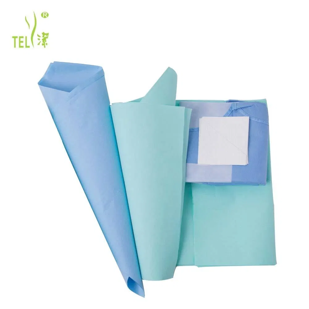 Disposable Crepe Paper Sheets Medical Surgical Sterling Wrapping Paper Waterproof Medical Devices Packing Sterilization Paper Autoclave Crepe Paper Rolls
