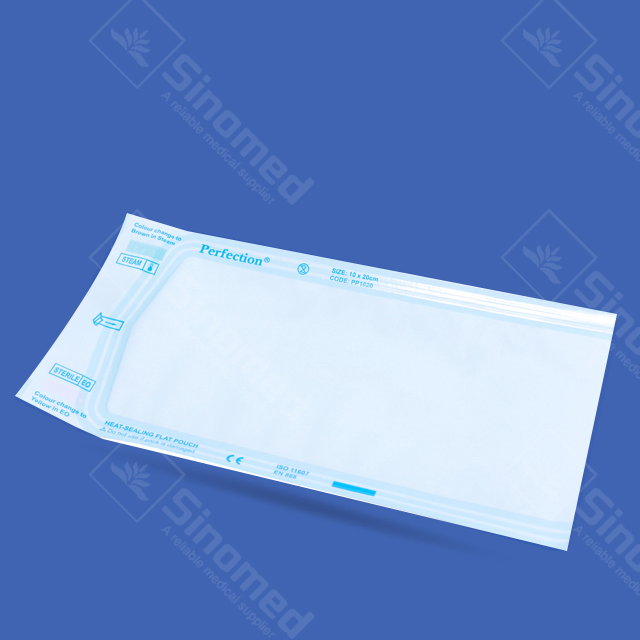 Heat Seal Flat Sterilization Dental Use Medical Autoclave Pouch Sterile