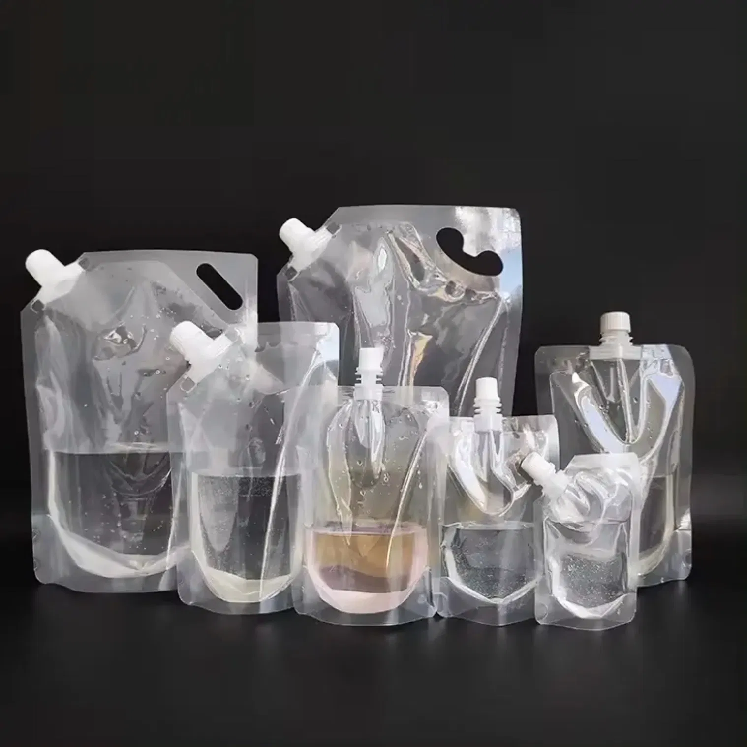 Economical Sterile Custom Stand up Spout Pouch Aluminum for Food Packaging