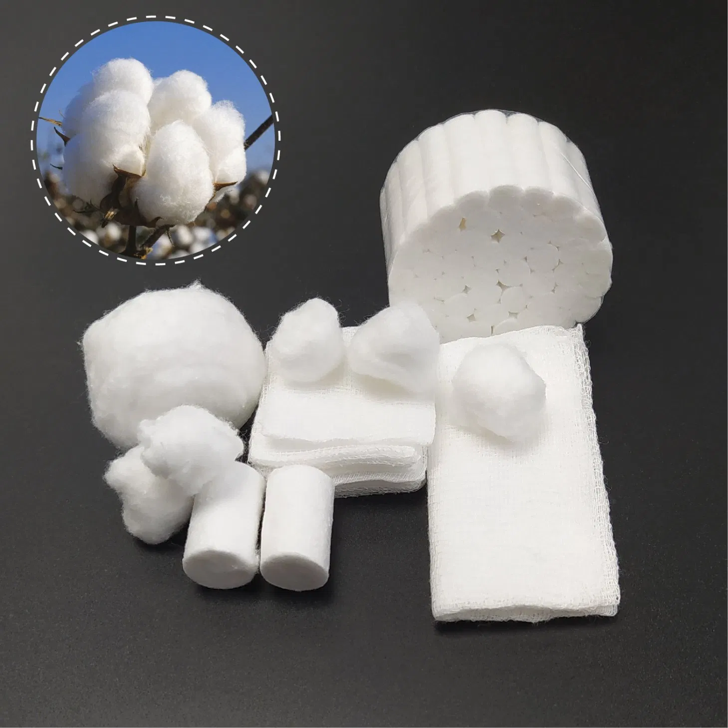 Dental Hemostasis Cotton Roll Surgical Absorbent Cotton Roll