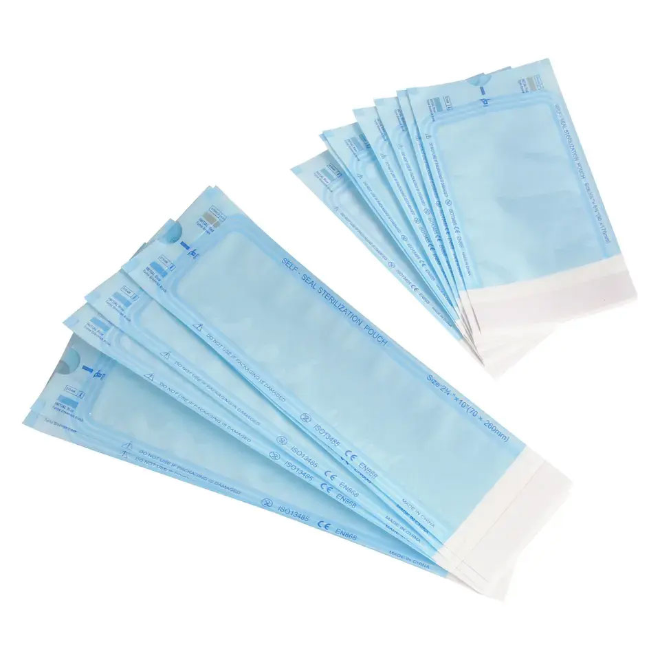 Custom Medical Grade Heat Self Sealing Sterile Pouch for Beauty Earrings Accessories