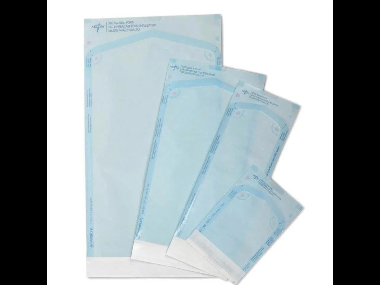 Sterilization Packaging Pouch Disposable Medical Self Sealing St Eo Sterilization Pouch Steam Sterilization Pouch for Dental Hospital Use and Salon