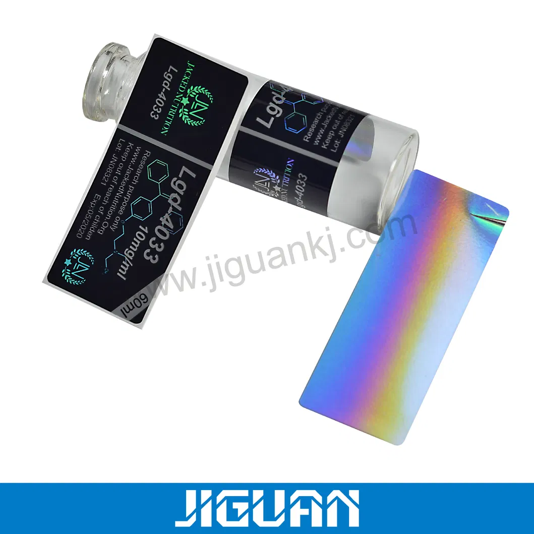 Hologram Vial Label