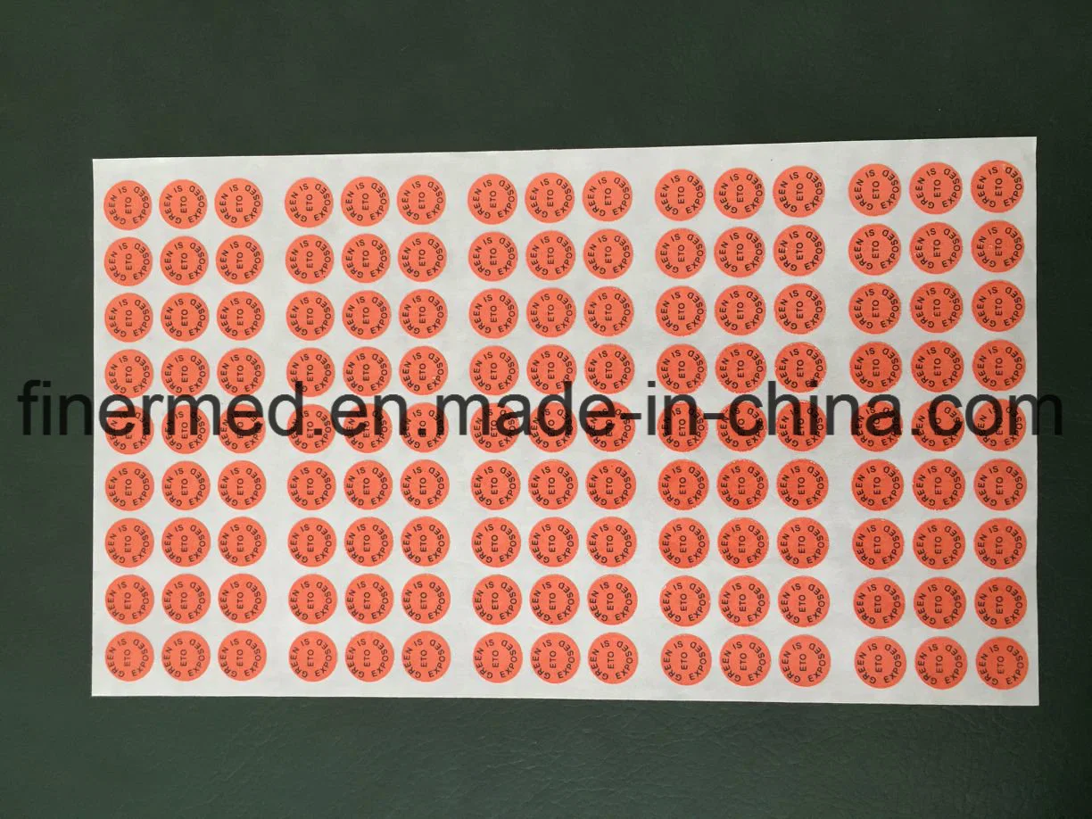 Circle Eo Gas Indicator Sterilization Label