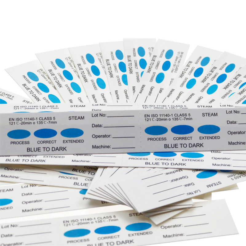 Medical Consumables Disposable Medical Dental Autoclave Indicator Strips Monitor The Steam Sterilization Process