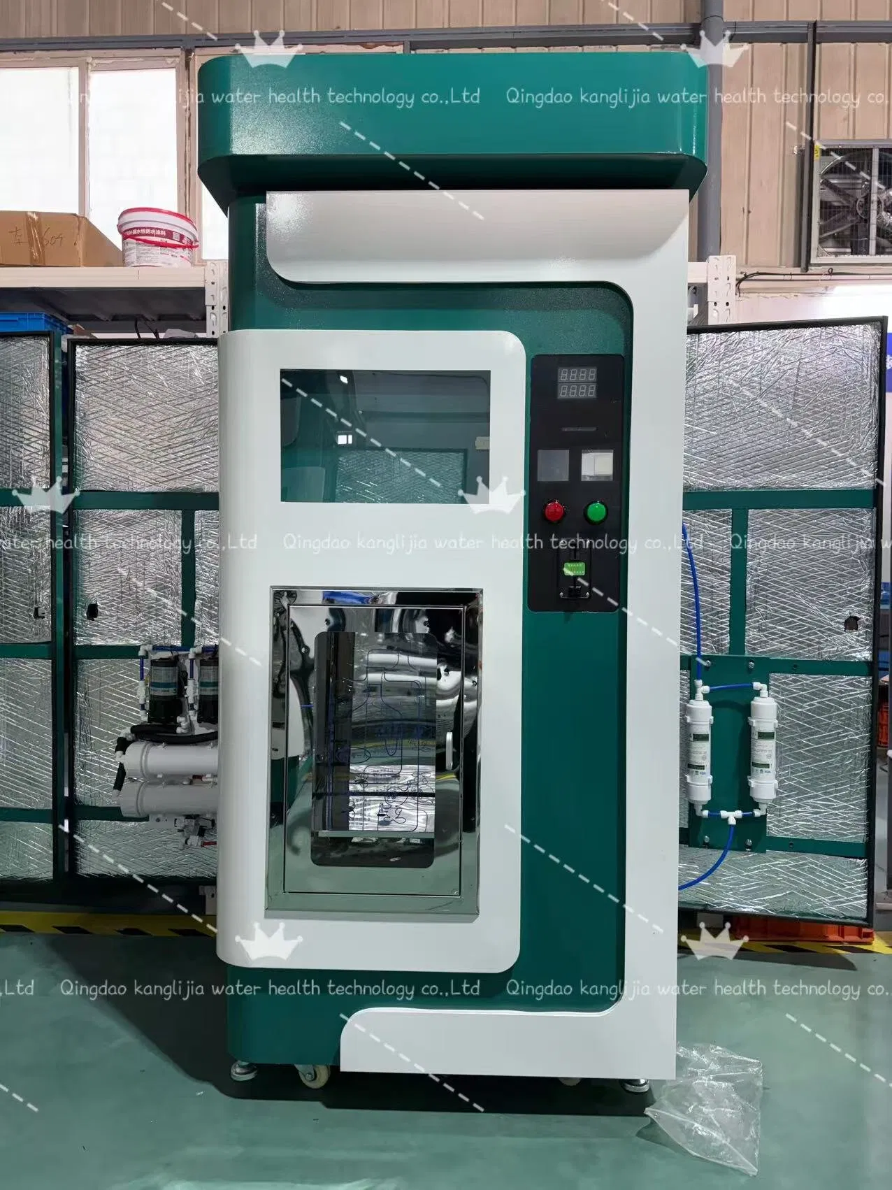 RO Water Vending Machine with 12 Level Filtration UV Ozone Sterilization Reverse Osmosis Sdk CE Certified 400gpd/800gpd Remote