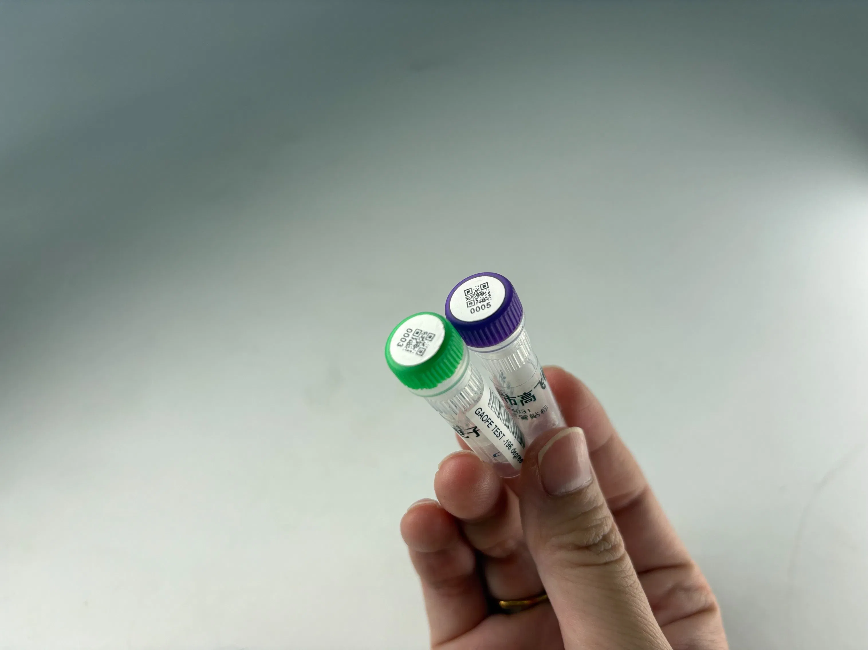 -196 Degree Liquid Nitrogen Sterilization Tube Laboratory Label Blood Bag Label