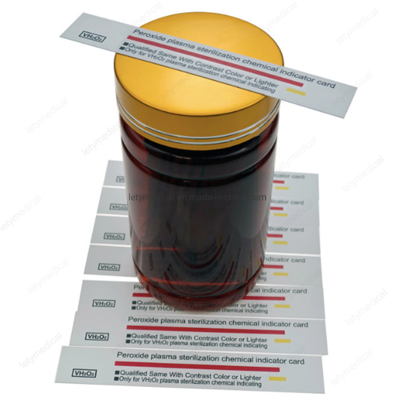 Factory Price Peroxide Plasma Sterilization Chemical Indicator Card Plasma Sterilization Strips