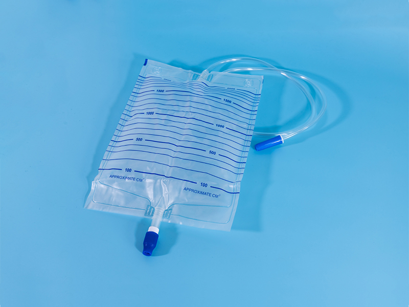 Manufacturing High Standard Ostomy Medical Drainage Bag 2000ml Adult Portable Urine Collection Bag with Catheter
