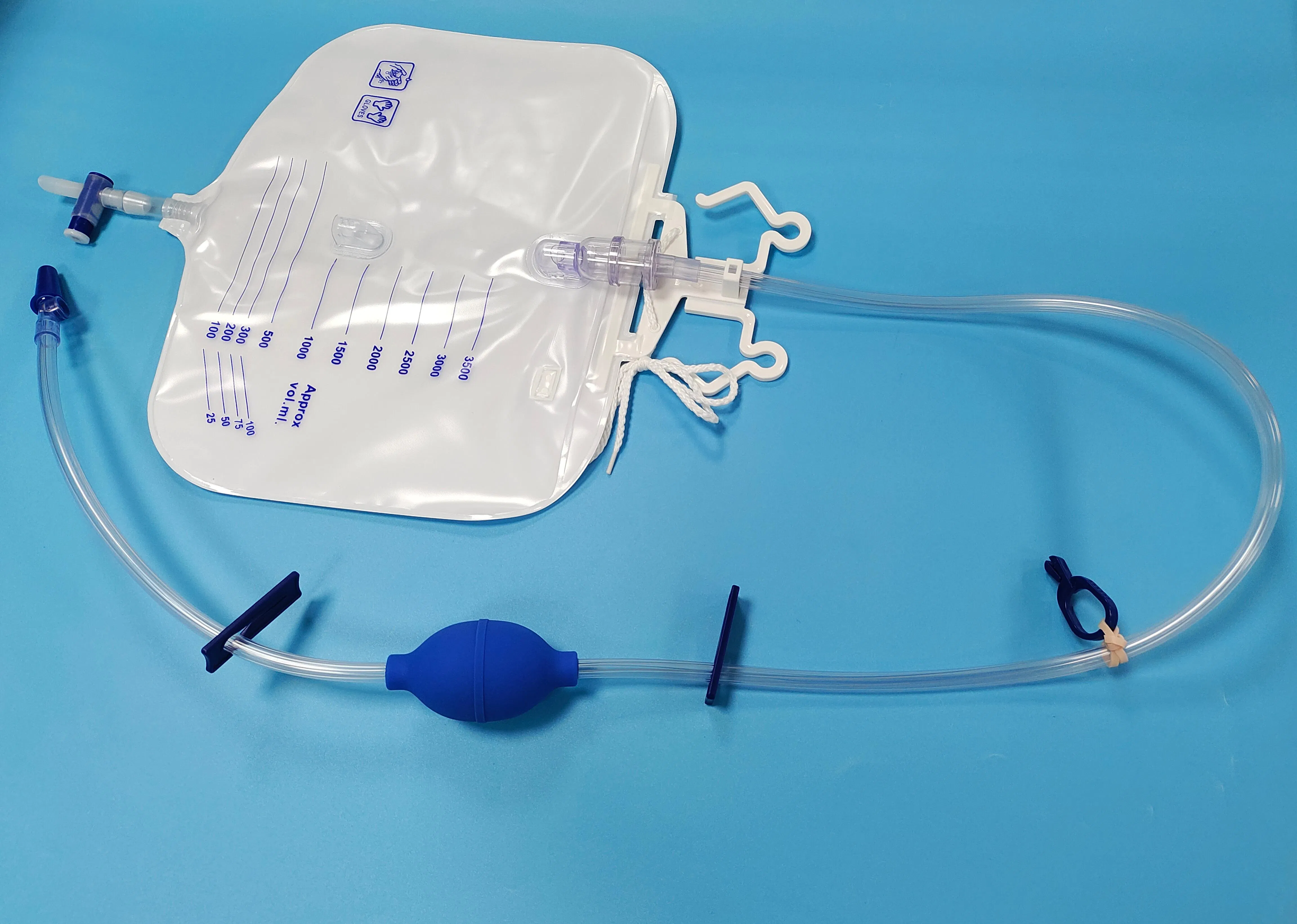 Beside Urine Bags with Bulb, Plus 2000-4000ml