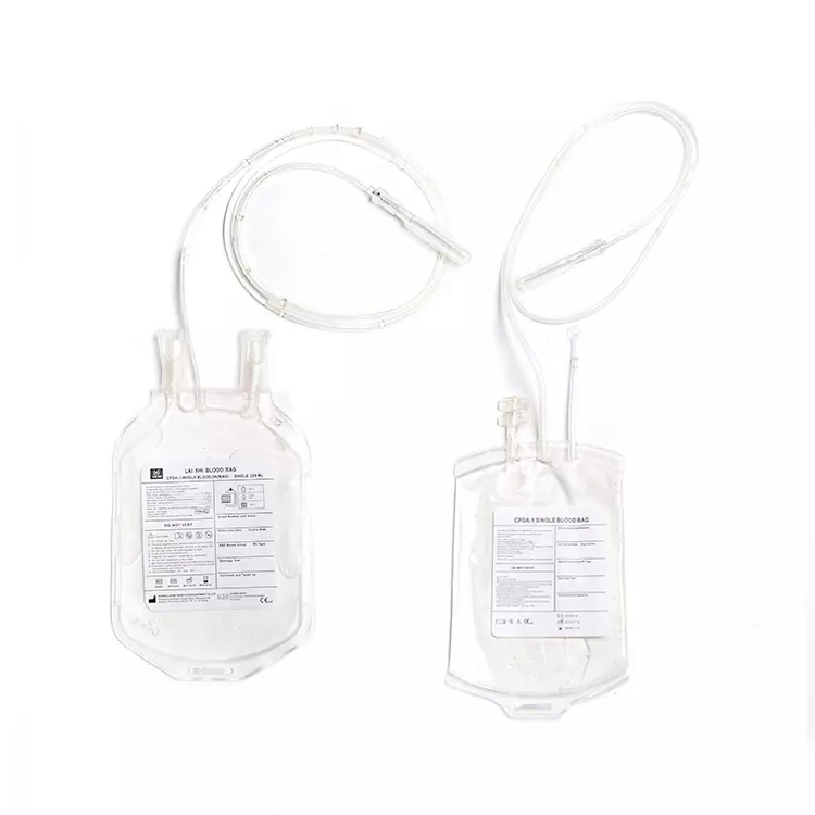 Disposable Blood Collection Bag Medical PVC 450ml Single/Double/Triple/Quadruple Blood Bag/ /Blood Transfusion Bag/Blood Transfer Bag